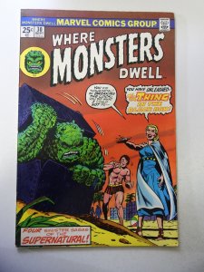 Where Monsters Dwell #30 (1974) VG/FN Condition