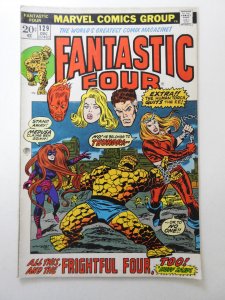 Fantastic Four #129 (1972) W/Medusa and Thundra! GVG Condition! Hole-Punch!