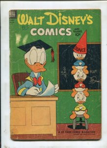Walt Disney's Comics & Stories #150 ~ Dunce! Barks Art! ~ (Grade 3.5)WH