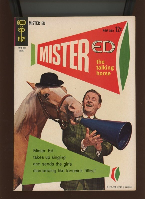 (1963) Mister Ed, The Talking Horse #4: SILVER AGE! PHOTO COVER! (8.0/8.5)