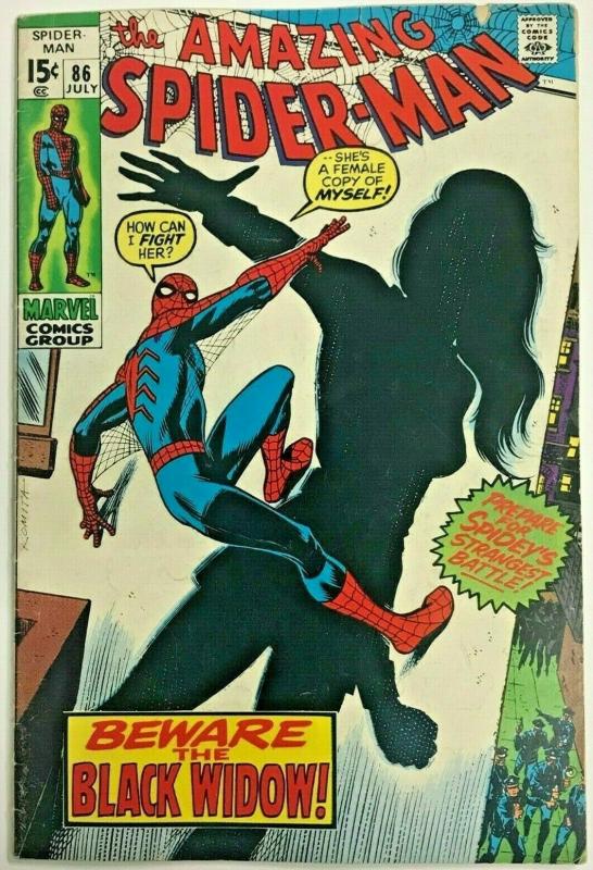 AMAZING SPIDER-MAN#86 VG 1970  MARVEL BRONZE AGE COMICS