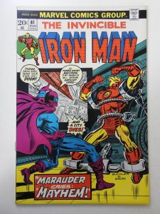 Iron Man #61 (1973) VG+ Condition! Moisture stain