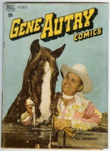 GENE AUTRY (1943-1959 FAWCETT/DELL) 32 VG PHOTOCOVER COMICS BOOK