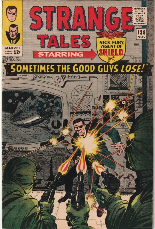 Strange Tales # 138 VF 1965 Marvel 1st Appearance Of Eternity [Q3]