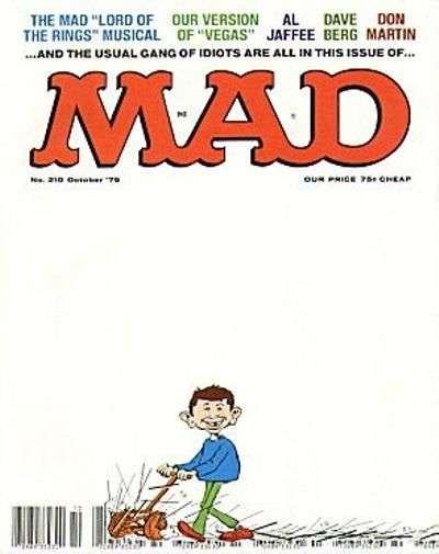 Mad #210, Fine- (Stock photo)