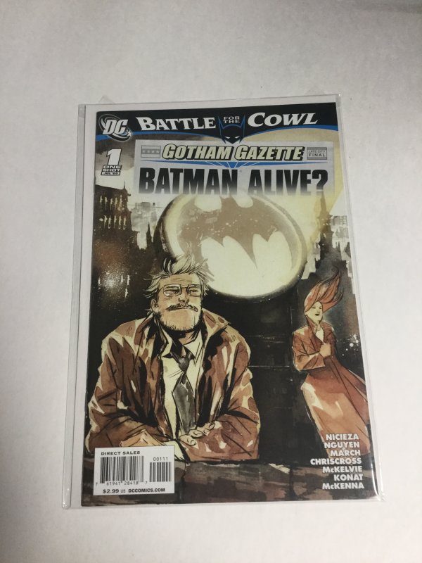 Gotham Gazette: Batman Alive? #1 (2009) Near Mint     (Nm04)