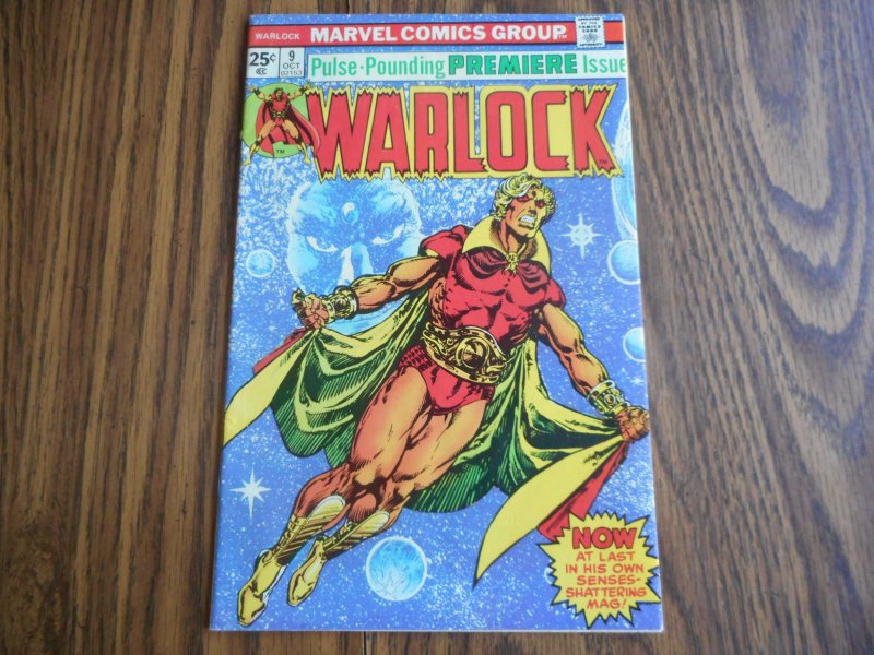 WARLOCK # 9 KEY ORIGIN THE MAGUS,THANOS SAGA BEGINS JIM STARLIN COVER/ART WOW!