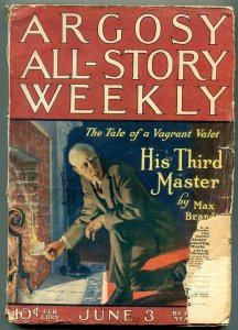 Argosy All-Story Weekly June 3 1922- Max Brand- Zorro- Johnston McCulley FAIR