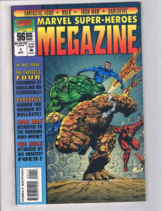 Marvel Super-Heroes Megazine #1 VF/NM Marvel Comics Comic Book Oct 1994 DE44