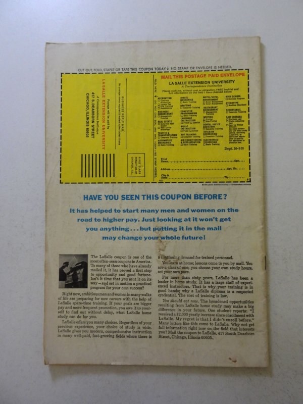 Strange Tales #173 (1974) VG+ condition MVS intact stains back cover