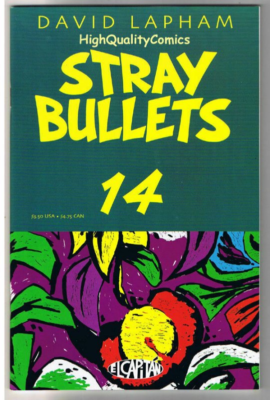 STRAY BULLETS #14, NM-, David Lapham, El Capitan, 1st, 1995, more in store