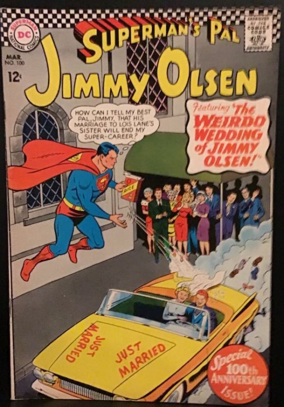 Jimmy Olsen, Superman's Pal  #100 (Mar-67) VF/NM High-Grade Jimmy Olsen