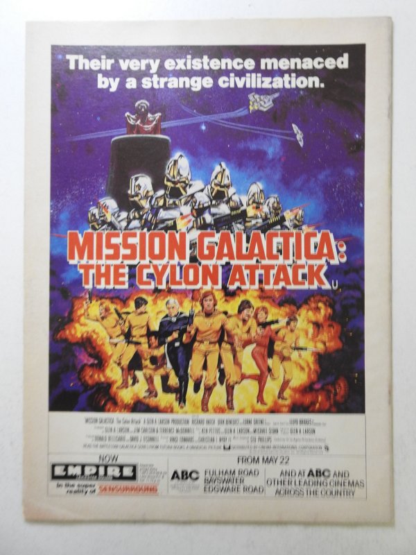 Star Wars Weekly British Magazine #117 Golden Art! Fine Condition!