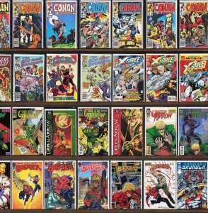 Huge Lot 130+ Comics with Conan The Barbarian, Green Arrow & More!