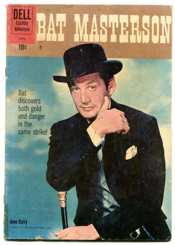 Bat Masterson #6 1961- Dell Western- Gene Barry G