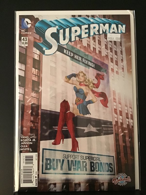 Superman #43 bombshell variant