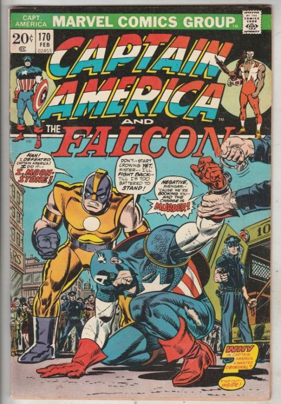 Captain America #170 (Feb-74) FN/VF+ High-Grade Captain America