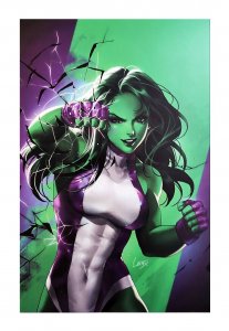 She-Hulk #1 Leirix Virgin Variant (2023) Smashing Jennifer Walters Thunderbolts