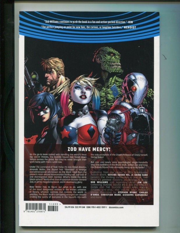 SUICIDE SQUAD VOL.2--GOING SANE (VF/NM) JIM LEE!! 2017