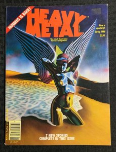 1986 Spring HEAVY METAL Fantasy Magazine FN+ 6.5 Moebius is Back