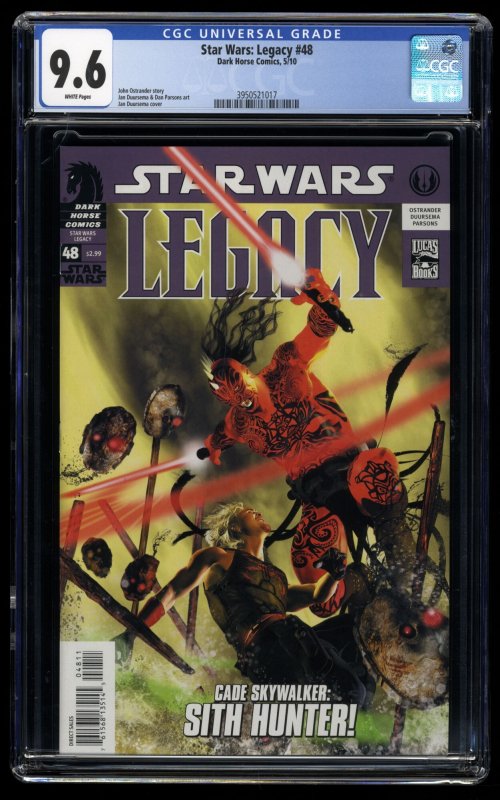 Star Wars: Legacy #48 CGC NM+ 9.6 White Pages