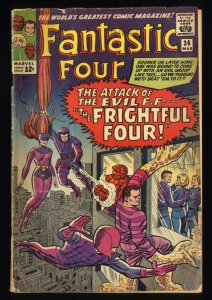 Fantastic Four #36 VG- 3.5 1st Appearance Medusa and Frightful Four!