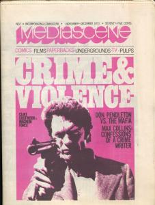 Mediascene #7 1973-Crime & Violence issue-Dirty Harry-Steranko GGA-VF