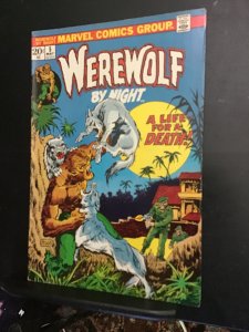 Werewolf by Night #5 (1973) Mid-high-grade Pack of wolves cover! FN/VF Wow