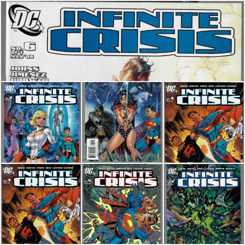 Infinite Crisis #1-7 (DC, 2005-2006) NM average