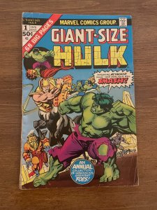 Giant Size Hulk # 1 GD Marvel Comic Book Avengers Thor Iron Man Captain Ame J930