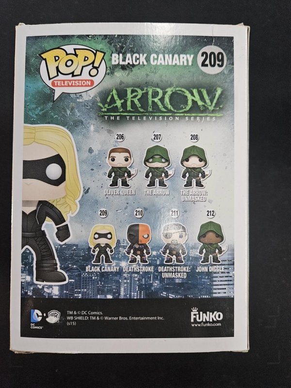 Funko Pop! Black Canary #209, Arrow TV Series (Damaged)