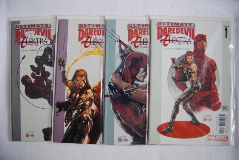 Daredevil & Elektra 1-4 full set, NM