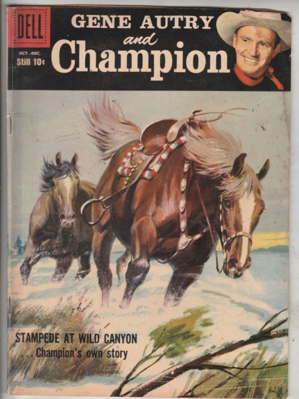 Gene Autry and Champion #120 (Oct-58) VG/FN Mid-Grade Gene Autry, Champion