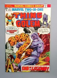 Marvel Two-in-One #11, The Thing and the Golem, Marvel Comics1975 JR1