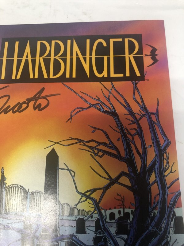 Harbinger (1992) Variant # 7 •Valiant Comics • Signed By Jim Shooter •