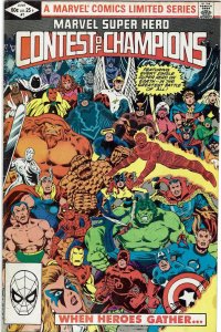 Marvel Super Hero Contest of Champions #1 (1982) 1st Collective Man FN