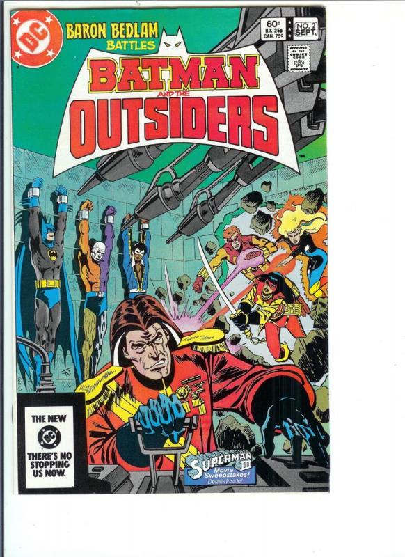 Batman and the Outsiders 2, September, 1983 (VF/NM)