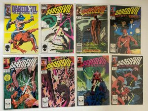 Daredevil comic lot (1st series) 23 diff from:#202-297+Annual 6.0FN (1984-91)