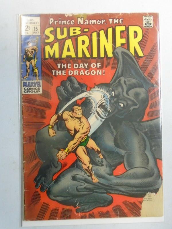 Sub-Mariner #15 (1969 1st Series) 2.5/GD+