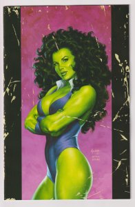 Marvel Comics! She-Hulk! Issue #1! Joe Jusko Virgin & Trade Variant Set (2022)!