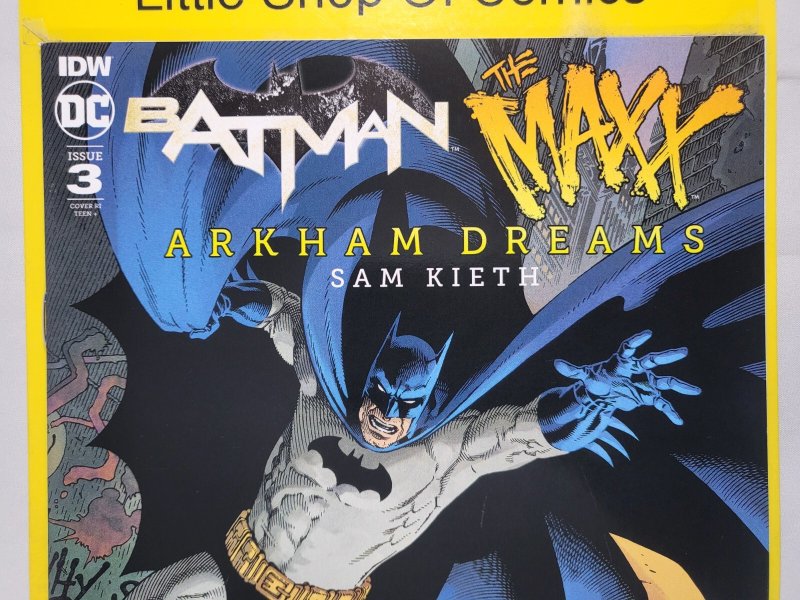 Batman The Maxx Arkham Dreams #3 Gabriel Rodriquez 1:10 Variant 2018 Sam Keith