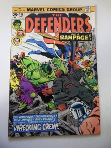 The Defenders #18 (1974) VG+ Condition