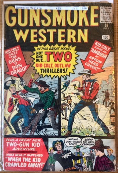 Gunsmoke Western #59 (1960) Two-Gun Kid 