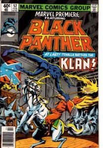 MARVEL PREMIERE #51,52,53,BLACK PANTHER $12.50