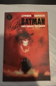 Batman: Last Knight on Earth #1 Variant Cover (2019) signed by Capullo