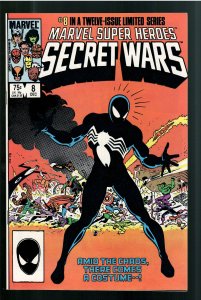 MARVEL SUPERHEROES SECRET WARS 8 NM 9.6 ORIGIN BLACK SYMBIOTE
