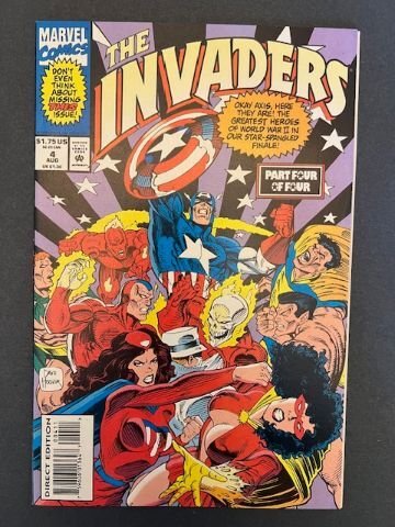 The Invaders #4 Direct Edition (1993) - NM