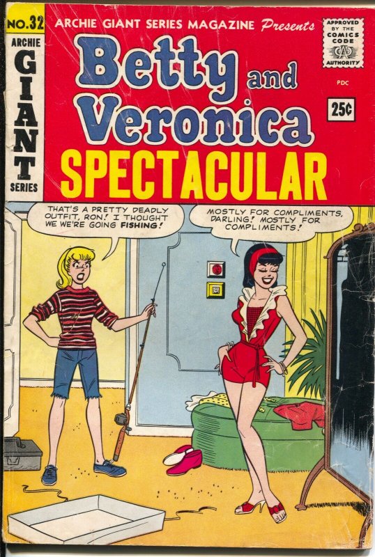 Archie Giant Series #32 1965-Betty & Veronica Spectacular-Streisand-G/VG