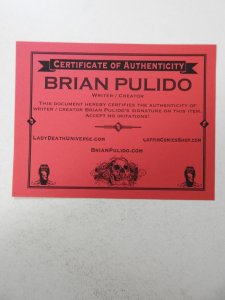 Lady Death: Rapture #1 End Time Edition VF/NM Condition! Signed W/ COA!