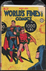 World's Finest Comics #27 (1947) Superman and Batman and Robin